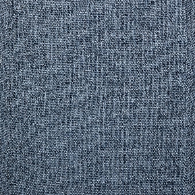 ZeeMart Burlap Style Farmhouse Table Runners 90 Inches Long, Blue Rustic Woven Dining Table Runner for Everyday Use, 14x90 Inches, Blue